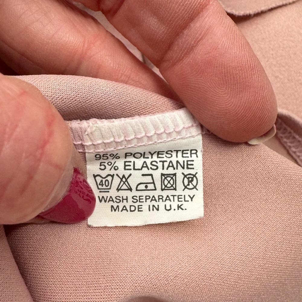 Club London Pink Ruffle Tiered Mini Dress Plus Size 24 US 6XL - Picture 5 of 6